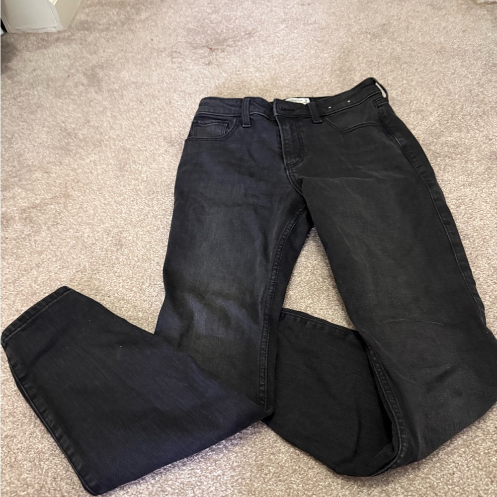 Abercrombie & Fitch Black Skinny High Rise Jeans